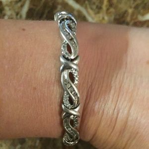Infinity Bracelet Diamond Accents